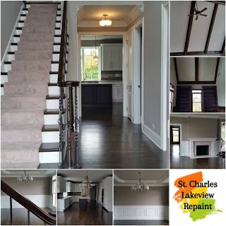 D.F. Painting's full album of a home remodel we painted in St. Charles, IL 